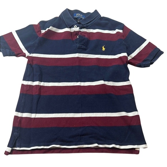 Polo Ralph Lauren Other - Polo Ralph‎ Lauren Striped Polo Shirt Short Sleeve Casual Top Kids Size M